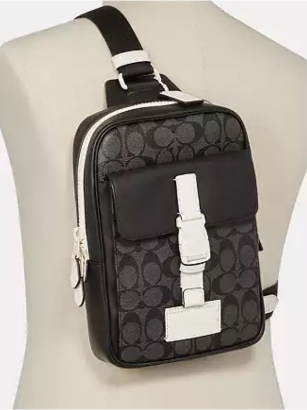 COACH Track Pack In Signature Canvas - Picture 3 of 16